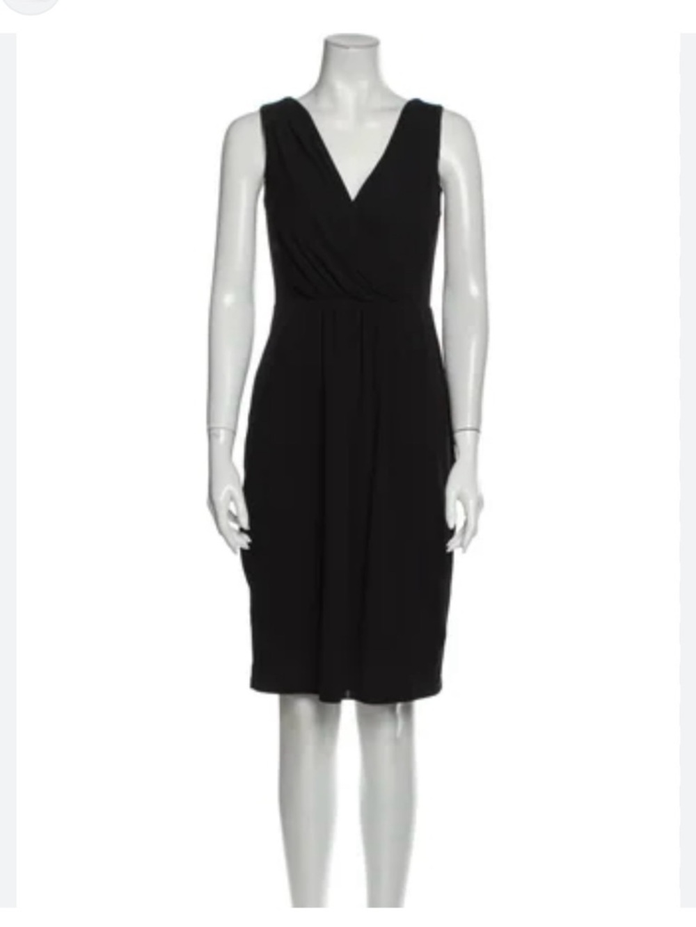 David Meiter V Neck plugging Empire Lined Evening Sleeveless Size 6